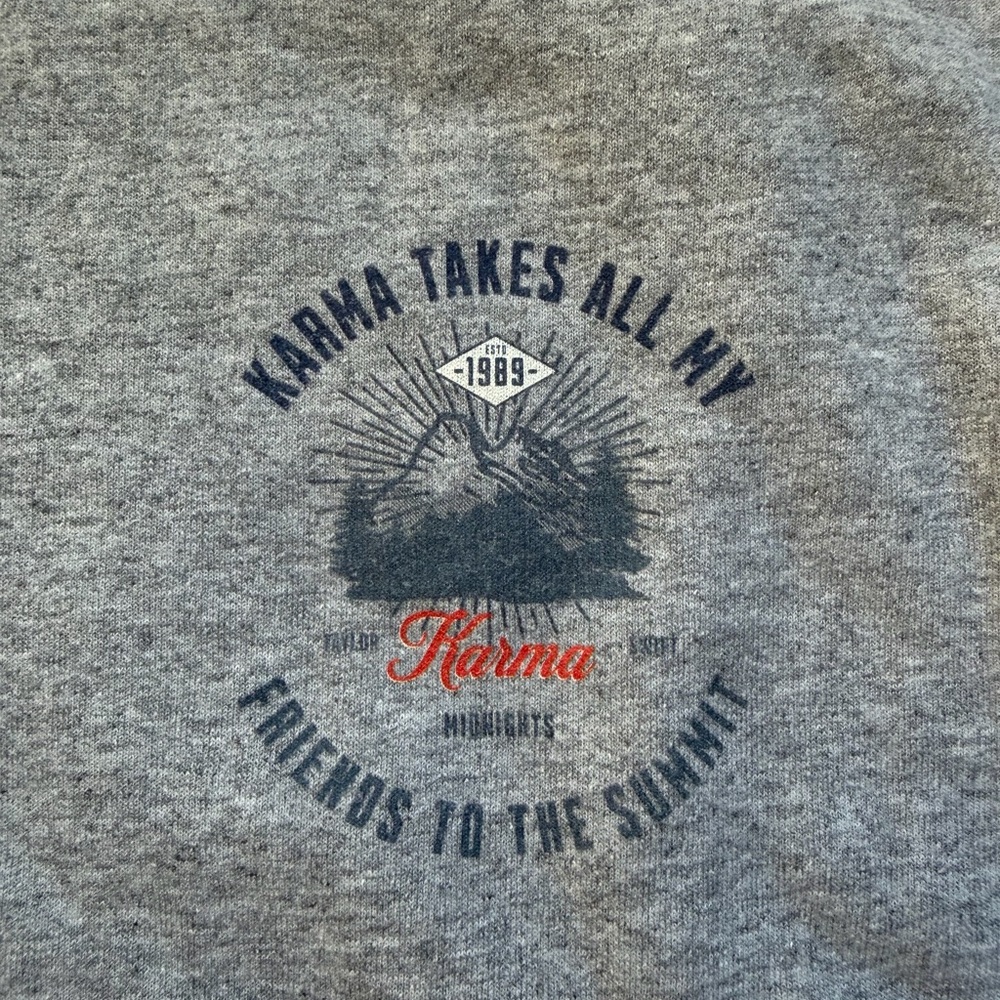 Taylor Swift Midnights themed sweatshirt